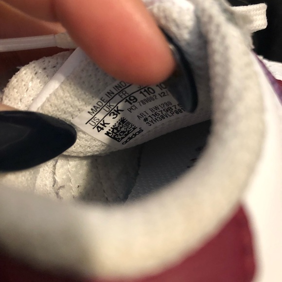 Adidas Superstar Wine NWOT - Picture 4 of 5